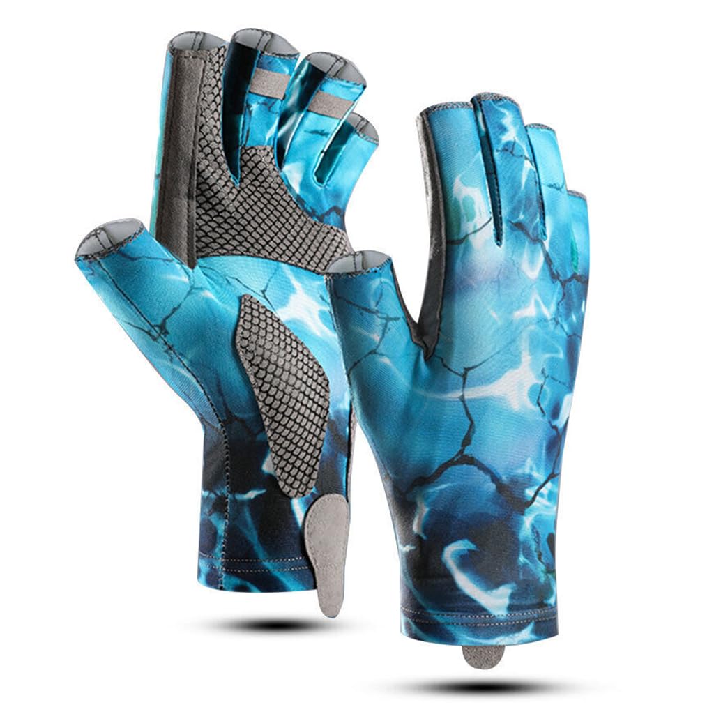 Proberos Outdoor Sports Anti-Slip Fishing Gloves, UV Protection Fishing Fingerless Gloves UPF50+ Sun Gloves Men Women for Kayaking, Hiking, Paddling, Driving, Canoeing, Rowing (XL) Proberos Outdoor Sports Anti-Slip Fishing Gloves, UV Protection Fishing Fingerless Gloves UPF50+ Sun Gloves Men Women for Kayaking, Hiking, Paddling, Driving, Canoeing, Rowing (XL)